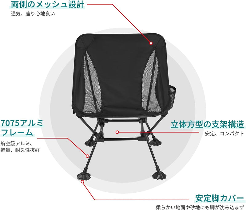 ギャラリービューアに画像をロードする, ATEPA コンパクト折りたたみキャンプチェア
