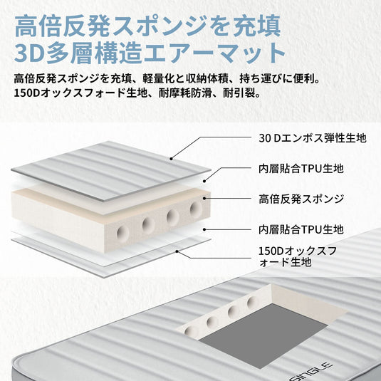 KingCamp インフレーターマットキャンプ エアーマット